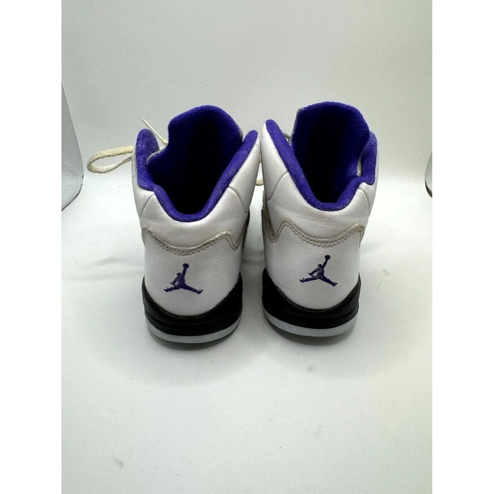 Air Jordan 5 Retro PS Concord 440889-141 Kids 13.5 Sneaker White Leather Shoes‎